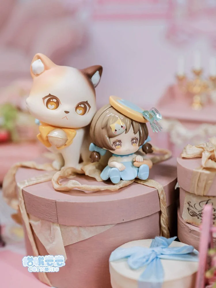 Original Character Trading Figures Cat Nizizi-Kitten with you 8 cm Blind Box - 1 Unidade